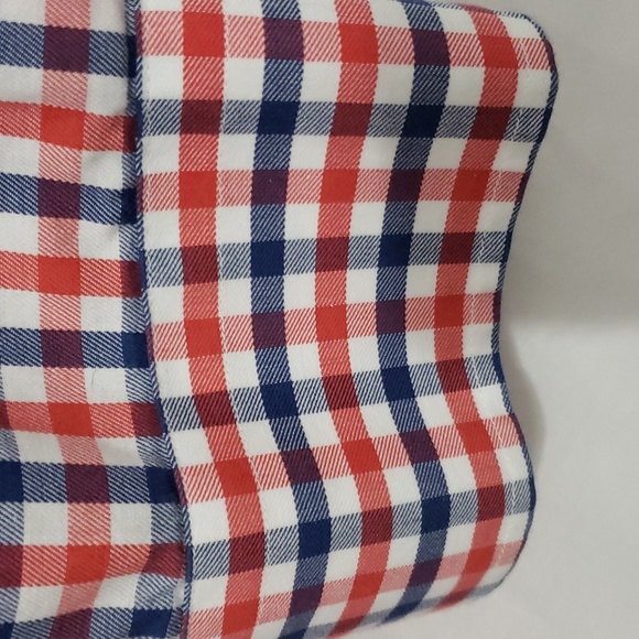 1901 Mens Button Down Checked Plaid Long Sleeve Shirt - Picture 4 of 7